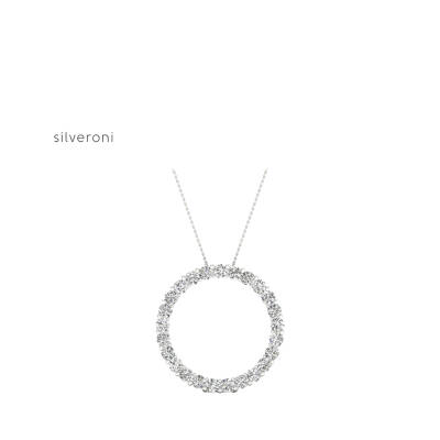 Morgana Diamond Solitaire Necklace - 1