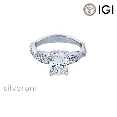 Shimme Lab Grown Diamond Horizon Gold Ring - 1